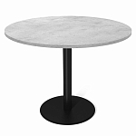 Стол обеденный с круглой светло-серой столешницей Harris Collection варинант исполнения - 1 | Loft Concept в Липецке