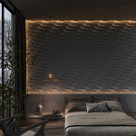 Гипсовая 3D Панель FIN варинант исполнения - 2 | Loft Concept в Липецке