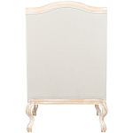 Кресло из массива бука серое с растительным орнаментом Raffael Floral Grey Armchair варинант исполнения - 2 | Loft Concept в Липецке