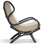 Дизайнерское кресло из ротанга Gio Ponti CONTINUUM D.163.7 BY BONACINA 1889 Armchair варинант исполнения - 7 | Loft Concept в Липецке