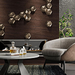 Гипсовая 3D панель с принтографией PM-41 варинант исполнения - 1 | Loft Concept в Липецке