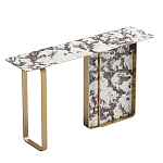 Консоль с прямоугольной мраморной столешницей Vivian Console варинант исполнения - 1 | Loft Concept в Липецке
