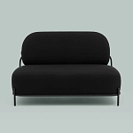 Двухместный диван черного цвета COLOR BLOCK варинант исполнения - 3 | Loft Concept в Липецке