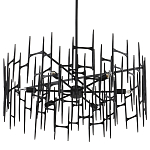 Люстра черная остроконечной формы Black Satin варинант исполнения - 5 | Loft Concept в Липецке