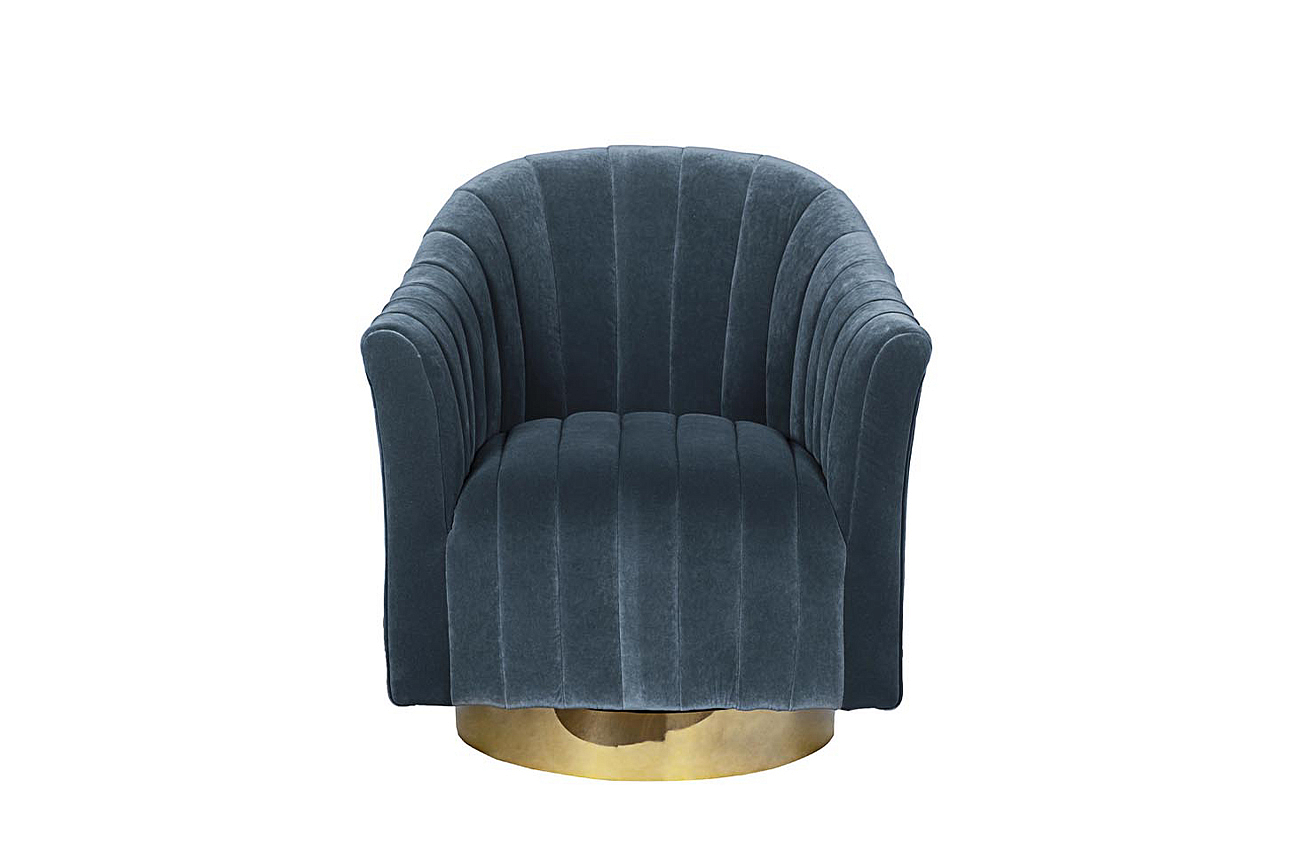 Кресло Civic Space BLUE VELOUR Кресло Civic Space BLUE VELOUR - Loft-Concept в Липецке