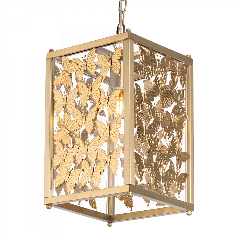 Tommy Mitchell Butterfly Pendant Light Латунь Прозрачное Стекло Tommy Mitchell Butterfly Pendant Light Латунь Прозрачное Стекло в Липецке | Loft Concept