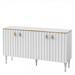 Консоль с дверками и белым рельефным фасадом Expanses of Beauty варинант исполнения - 2 | Loft Concept в Липецке