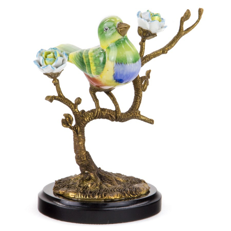 Статуэтка Light Green Bird Мульти Бронза Статуэтка Light Green Bird Мульти Бронза в Липецке | Loft Concept