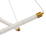 Светодиодная люстра Trumpet Tube Brass  варинант исполнения - 3 | Loft Concept в Липецке