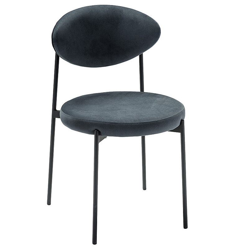 Стул металлический с мягкой спинкой и сиденьем из велюра Alfie Chair Мульти Стул металлический с мягкой спинкой и сиденьем из велюра Alfie Chair Мульти в Липецке | Loft Concept