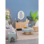 Зеркало овальное с багетом в виде кораллов Coral Dеcor варинант исполнения - 4 | Loft Concept в Липецке