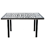 Стол обеденный из натурального мрамора Marble BW Accent Table варинант исполнения - 1 | Loft Concept в Липецке