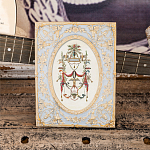 Декоративный постер в раме с рельефным растительным узором арабески New Collection of Arabesques Poster варинант исполнения - 6 | Loft Concept в Липецке