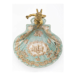 Блюдо с бронзовым ангелом Porcelain Angels of Paradise варинант исполнения - 3 | Loft Concept в Липецке