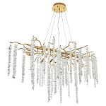 Люстра с декором в виде ветвей с хрустальными подвесками Fairytree Gold Crystal Chandelier варинант исполнения - 3 | Loft Concept в Липецке