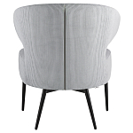 Современное мягкое кресло на металлических ножках Rakush Grey варинант исполнения - 3 | Loft Concept в Липецке