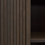 Буфет тёмно-коричневого цвета из ясеневого шпона с 2-мя раздвижными дверями Toinette варинант исполнения - 3 | Loft Concept в Липецке