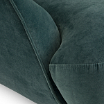 Полукруглое мягкое кресло Halle Green Armchair варинант исполнения - 6 | Loft Concept в Липецке