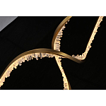 Подвесной светильник обрамленный элементами в виде кристаллов Smooth Shine варинант исполнения - 4 | Loft Concept в Липецке