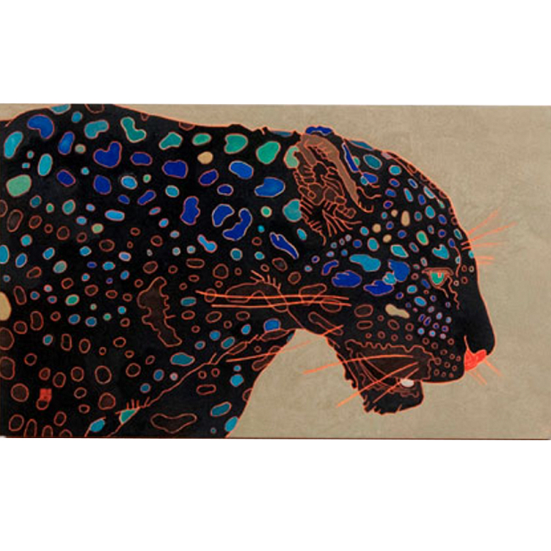 Картина Чёрный Ягуар Black Predatory Jaguar Мульти Картина Чёрный Ягуар Black Predatory Jaguar Мульти в Липецке | Loft Concept