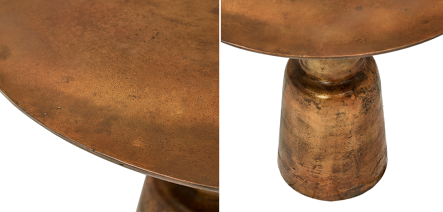 Обеденный стол Dining Table Round Vintage Copper Обеденный стол Dining Table Round Vintage Copper - Loft-Concept в Липецке