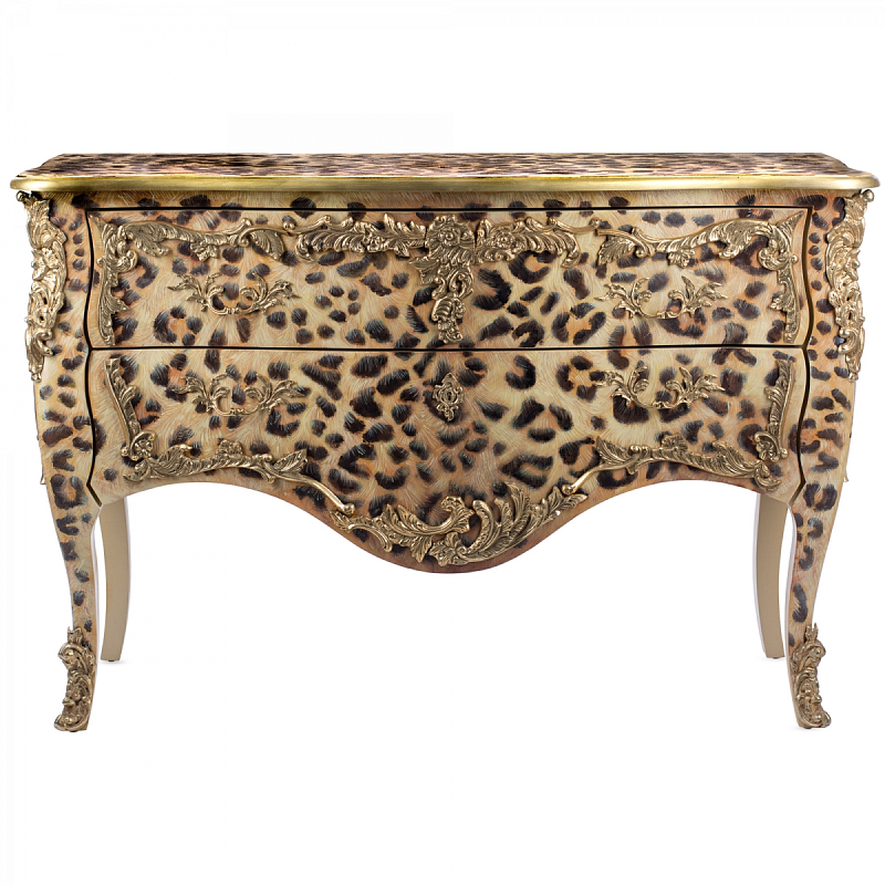 Комод стиль рококо Ref 573 Commode L. XV Leopard Комод стиль рококо Ref 573 Commode L. XV Leopard в Липецке | Loft Concept