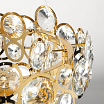 Люстра подвесная из золотых колец 57 см Golden Circles варинант исполнения - 8 | Loft Concept в Липецке