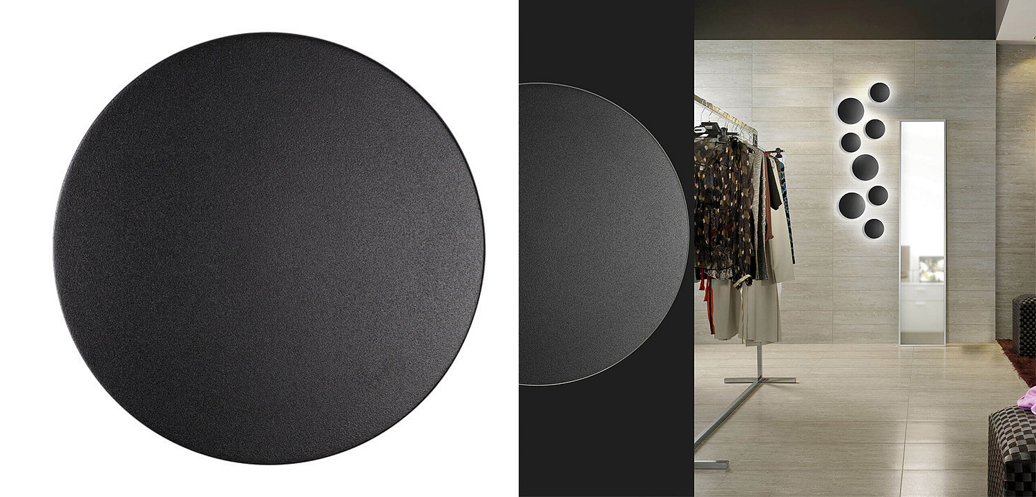 Бра Disco Piatto Black Sconce Бра Disco Piatto Black Sconce - Loft-Concept в Липецке
