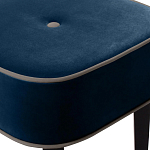 Квадратный мягкий пуф на черных ножках Winton Pouf Square варинант исполнения - 10 | Loft Concept в Липецке