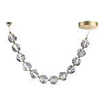 Подвесной светильник из прозрачных шаров Bubbles Bocci варинант исполнения - 5 | Loft Concept в Липецке