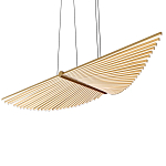 Люстра в виде распахнутых крыльев из тонких металлических планок Flight of Freedom варинант исполнения - 4 | Loft Concept в Липецке