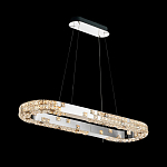 Люстра овальная с мозаичным хрустальным оформлением Sparks of Crystal варинант исполнения - 4 | Loft Concept в Липецке