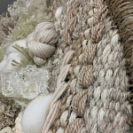 Круглый Вязанный Гобелен Абстракция Breath of Mist Wall Hanging варинант исполнения - 2 | Loft Concept в Липецке