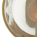 Бра круглое с прозрачным рельефным плафоном Crystal Prism варинант исполнения - 1 | Loft Concept в Липецке