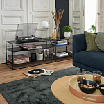 ТВ-тумба стальная с полками Chad TV-Stand варинант исполнения - 5 | Loft Concept в Липецке