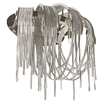 Бра с металиическими цепочками и дугообразными элементами Atlantis Chain варинант исполнения - 5 | Loft Concept в Липецке