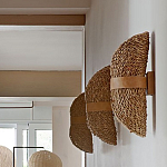 Бра плетеное из ротанга Chainmail варинант исполнения - 1 | Loft Concept в Липецке