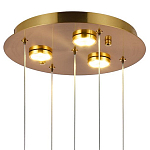 Потолочный светильник с пятью цветными плафонами Soar Colorful Lamp варинант исполнения - 2 | Loft Concept в Липецке