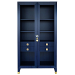 Дизайнерский шкаф витрина Elsa Dreams Blue с 4-мя ящиками варинант исполнения - 9 | Loft Concept в Липецке