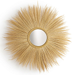 Зеркало с бахромой из растительных волокон WICKER MIRROR 120 варинант исполнения - 1 | Loft Concept в Липецке