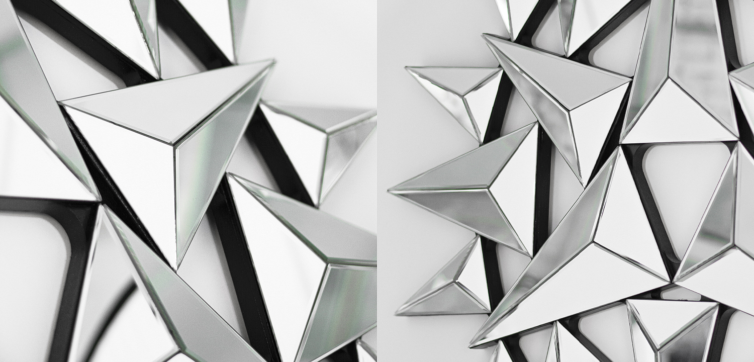Арт-объект на стену Mirror Spikes Арт-объект на стену Mirror Spikes - Loft-Concept в Липецке