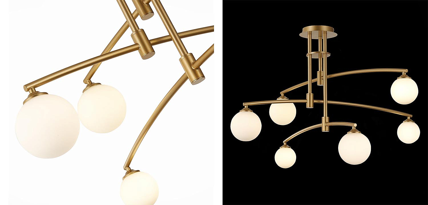 Люстра Glendon Chandelier 6 Balls Люстра Glendon Chandelier 6 Balls - Loft-Concept в Липецке