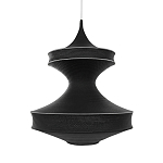 Подвесной вязаный черный светильник «Моника» варинант исполнения - 1 | Loft Concept в Липецке