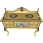 Комод деревянный Illustration of flowers варинант исполнения - 2 | Loft Concept в Липецке