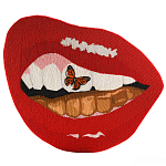 Картина вышивка бисером Grill Cut Out With Butterfly варинант исполнения - 1 | Loft Concept в Липецке