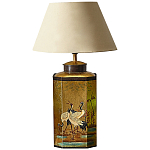 Настольная лампа Шинуазри с абажуром Golden Garden Chinoiserie Table Lamp варинант исполнения - 1 | Loft Concept в Липецке