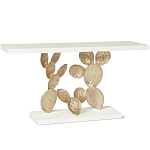 Консоль прямоугольная белая с основанием в виде кактуса Cactus варинант исполнения - 1 | Loft Concept в Липецке