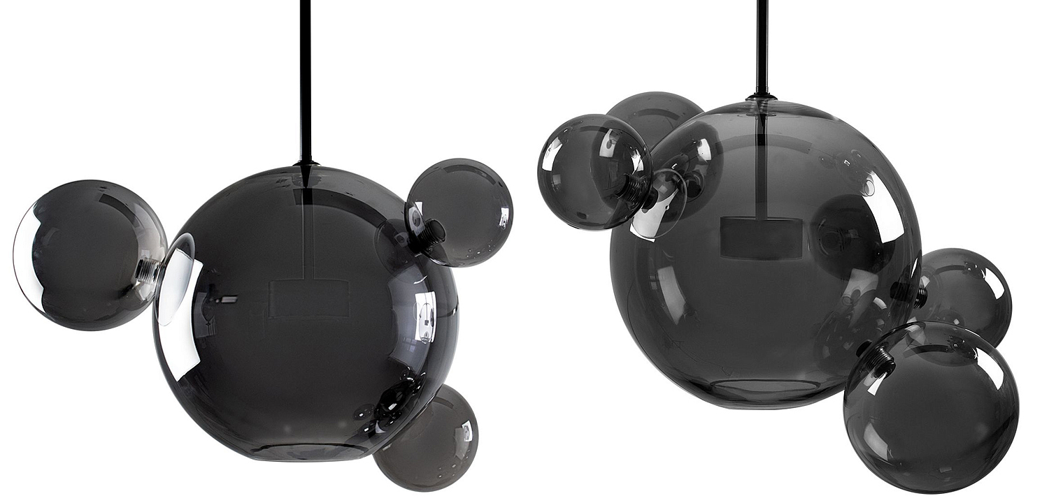 Люстра Bolle Circular Chandelier 14 BUBBLE Giopato & Coombes smoky Люстра Bolle Circular Chandelier 14 BUBBLE Giopato & Coombes smoky - Loft-Concept в Липецке