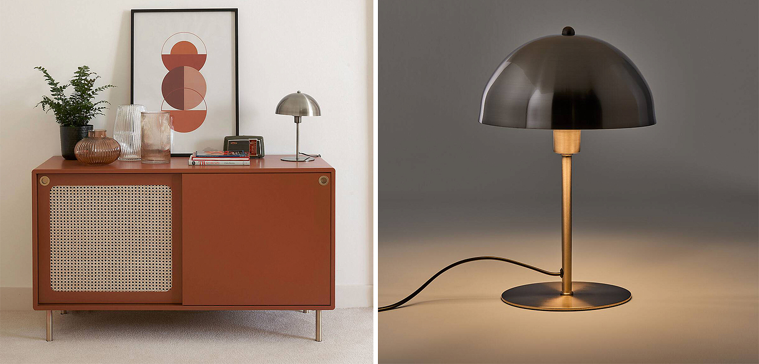 Настольная лампа Umbel Table Lamp Gray Настольная лампа Umbel Table Lamp Gray - Loft-Concept в Липецке