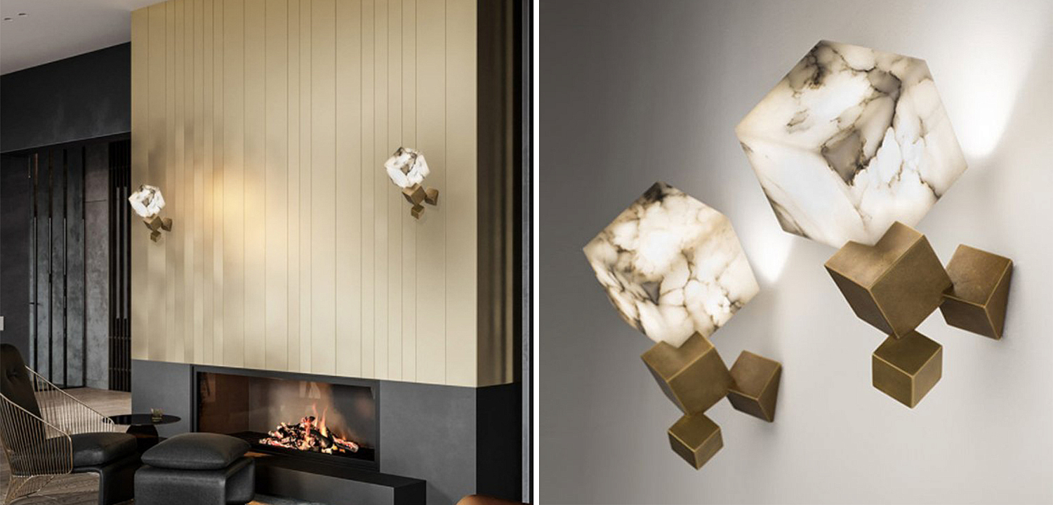 Бра Marble Cube Wall lamp Бра Marble Cube Wall lamp - Loft-Concept в Липецке